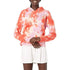 Pj Salvage Womens Daydream Tie Dye Hoodie Size X-Large - Red